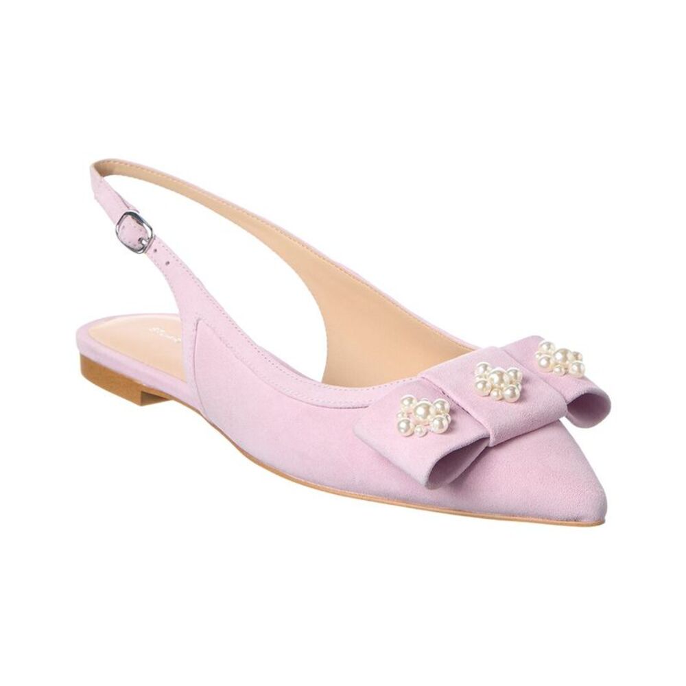 Stuart Weitzman Julietta Suede Slingback, Purple